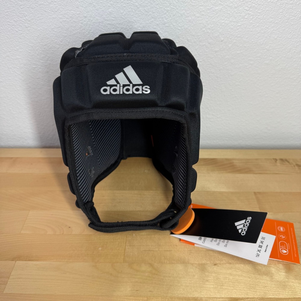 Adidas Force Soft Shell Helmet Black D3O Rugby Flag Football Headguard CL9625 S
